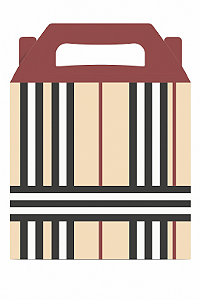 Caixa Maleta Fantasia M3 - Casual Grif 21x26x7,5CM | 10 Unidades