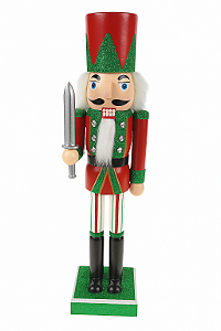 Soldado De Chumbo Vermelho/Branco 38CM x 9CM x 9CM