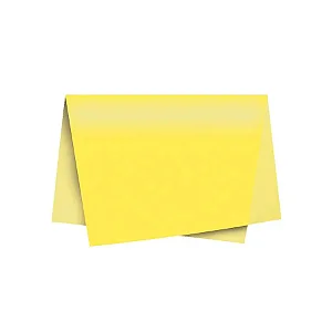 Papel de Seda Amarela 48 x 66 cm – Pacote com 100 Unidades