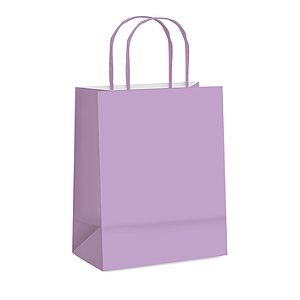Sacola de Papel Lilas 33x31x10CM - 10 Unidades