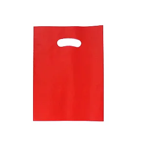 Sacola Boca Vazada Reciclada Vermelha 25x35 | 70 Unidades