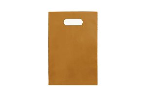 Sacola Boca Vazada Reciclada Dourada 30x40 - 60 Unidades