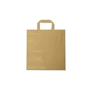 Sacola Alça Fita Lisa 30X40 Dourada - 40 Unidades