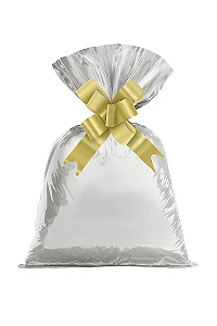 Saco Para Presente Liso Prata 45x60 | 50 Unidades