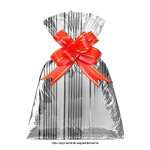 Saco para Presente 25x36CM Aramis Branco - 50 Unidades