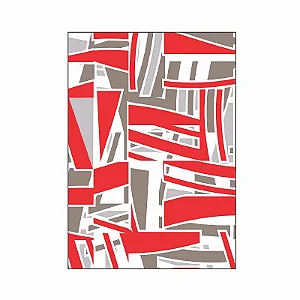 Saco para Presente 25x36CM Turin Vermelho - 50 Unidades