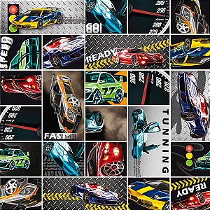 Saco para Presente Metal Velozes 35X54CM - 50 Unidades
