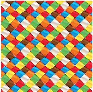 Saco Para Presente Retalhos de Cetim Perolado 35X53CM - 50 Unidades
