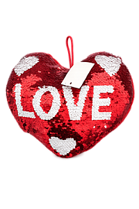 Coração de Pelúcia Love Paete - Poliéster - 30CM