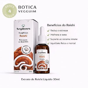 Extrato Reishi - (Ganoderma lucidum) 30ml