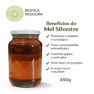 Mel Silvestre Puro 100% Natural – 450g