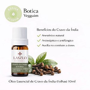 Óleo Essencial de Cravo-da-Índia GT Indonésia 10ML