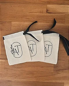 Saco de Algodão Cru Personalizado 8x10 - 100 unidades