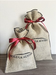 Saco de Juta Personalizado 15x25 - 100 unidades
