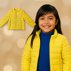 Jaqueta Puffer Zara Girls