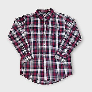 Camisa Gap Xadrez Vermelha