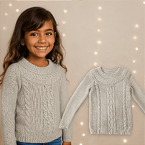 Blusa Tricot Cinza GAP