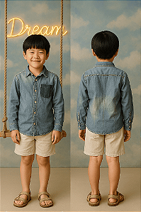 Bermuda Bege Nautica (8 anos)