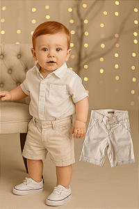 Bermuda Off White Chicletaria (1 ano)