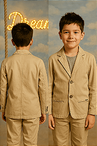Blazer Bege Reserva Mini (10 anos)