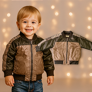 Blusa Puffer Green (12 a 24 meses)