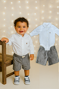 Body Branco Baby Gap (6 a 12 meses)