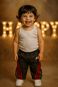 Calça Cinza Adidas (3 anos)