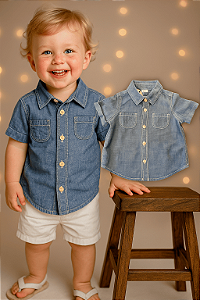 Camisa Bebê Gap (6 a 12 meses)
