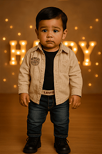 Camisa Bege Milon (2 anos)