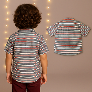 Camisa Listrada U.S. Polo Assn (7 anos)