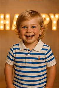 Camisa Polo Listrada Baby Gap (3 anos)