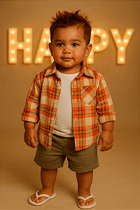 Camisa Xadrez Gap (3 anos)