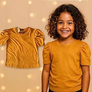 Camiseta Marrom Canal (8 anos)