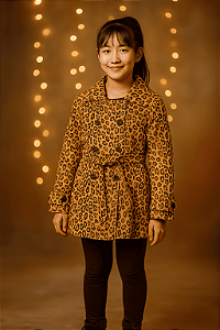 Casaco Animal Print Pituchinhu's (12 anos)