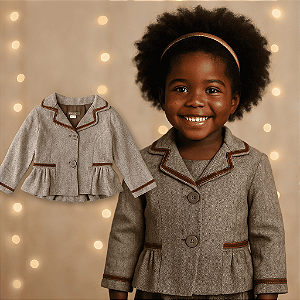 Casaco Marrom Tyrol Kids (3 anos)