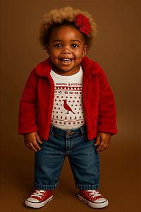 Casaco Vermelho Kukiê (3 anos)