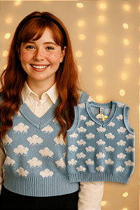 Colete em Tricô Two In (16 anos)