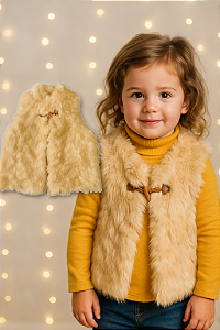 Colete Peluciado Zara Baby Girl (3 a 4 anos)