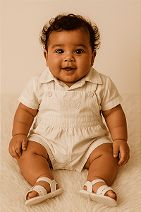 Conjunto Camisa e Macacão Sylvaz (Tamanho M)