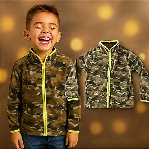 Jaqueta Estampa Militar OshKosh (8 anos)