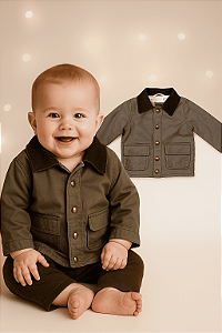 Jaqueta Marrom Baby Gap (6 a 12 meses)