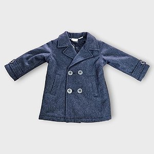 Jaqueta Sobretudo Koala Baby Cinza Escuro (18 meses)