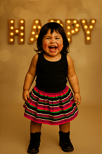 Saia Listrada Benetton (3 a 4 anos)