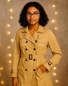 Trench Coat Bege Zara Kids (11 a 12 anos)