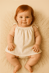 Vestido Branco Green (18 a 24 meses)