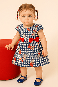Vestido Cachorros Mantinée (1 ano)