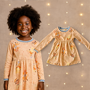 Vestido Estampado Alakazoo (6 anos)