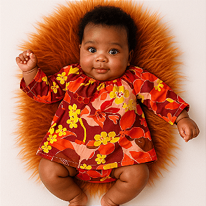 Vestido Estampado Green (3 a 6 meses)