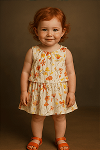 Vestido Florido Baby Zara (12 a 18 meses)