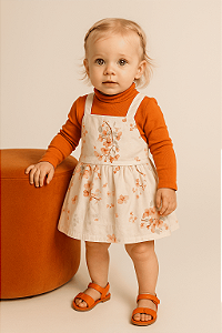 Vestido Florido Baby Zara (9 a 12 meses)